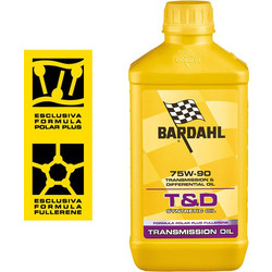 Bardahl T&D 100% Synthetic Oil 100% Συνθετική Βαλβολίνη 75w/90 με Φουλερένιο C60 και Polar Plus 1L