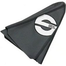 Φούσκα για Λεβιέ Ταχυτήτων Αυτοκινήτου Universal Sparco Δερματίνη HW-0026 Μαύρο - Λευκό