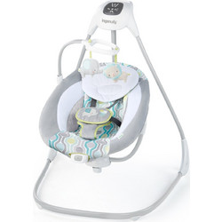 Ingenuity Simple Comfort Cradling Swing Everston Ηλεκτρικό Relax Μωρού Κούνια με Μουσική & Δόνηση έως 9kg Γκρι