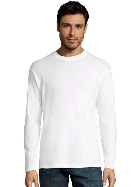 T-shirt Μακρυμάνικο SOL' s Monarch Λευκό 3XL WHITE