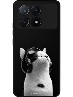 Sonique Men's Edition Θήκη Audio Kitten - White (Xiaomi Poco X6 Pro 5G)