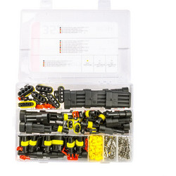 Amio - ΦΙΣ & ΒΥΣΜΑΤΑ ΚΑΛΩΔΙΩΝ 6 ΤΥΠΩΝ 12/24V ΑΡΣΕΝΙΚΑ ΚΑΙ ΘΗΛΥΚΑ ΣΕΤ - 352 ΤΕΜ. (03035/AM)