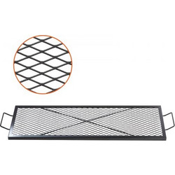 Σχάρα ψησίματος VEVOR X-Marks Fire Pit Grill, Ορθογώνια Σχάρα Μαγειρέματος, Heavy Duty Steel Campfire Grill Grill with Handle & Support X Wire, Φορητά μαγειρικά σκεύη camping για πάρτι έξω, μαύρο 44 ι