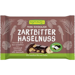 Σοκολάτα Μαύρη Με Ολόκληρα Φουντούκια - RAPUNZEL - 100gr