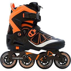 Micro Champion Inline Αυξομειούμενα Rollers Μαύρα Πορτοκαλί