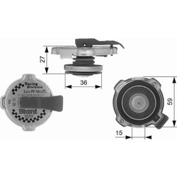 GATES RC10382 - GATES ΤΑΠΑ ΨΥΓΕΙΟΥ