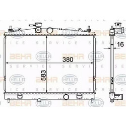 HELLA 8MK 376 735-381 - BEHR-HELLA ΨΥΓΕΙΟ ΜΗΧΑΝΗΣ NISSAN