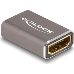Αντάπτορας HDMI female σε HDMI female - 8K 60Hz - Delock (60078) - Γκρι 60078