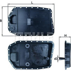 MAHLE HX 154 - MAHLE ΦΙΛΤΡΑ ΑΥΤ.ΚΙΒ.ΤΑΧΥΤΗΤΩΝ BMW