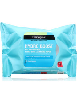 Neutrogena Hydro Boost Aqua Μαντηλάκια Ντεμακιγιάζ 25τμχ