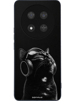 Sonique Men's Edition Θήκη (Honor Magic7 Lite 5G) Audio Kitten - Black