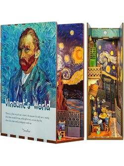 Tonecheer Vincent's World 3D Book Nook DIY 80 Κομμάτια 24.5cm TQ113