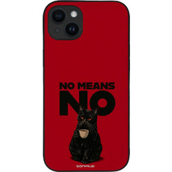 Sonique Men's Edition Back Cover με Σχέδιο «No Means No» (iPhone 14 Plus)
