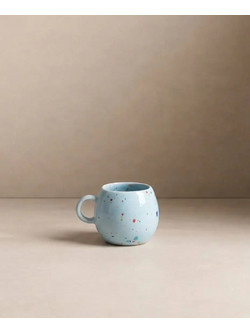 Φλυτζάνι κεραμικό Egg Back Home Party Espresso Coffee Soft Blue 6x6 cm 90 ml