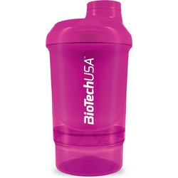 BioTech USA Wave+ Nano Shaker (300 ml + 150 ml) Magenta