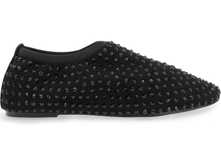 ALESSANDRA BRUNI FLATS X17004501A93 - ΜΑΥΡΟ ΚΑΣΤΟΡΙ ΜΑΥΡΟ ΣΤΡΑΣ X17004501A93-BLACK D240G-06/BLACK STRASS