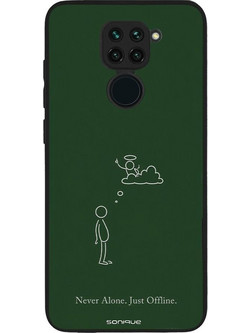 Sonique Men's Edition Back Cover (Xiaomi Redmi Note 9) με Σχέδιο «Never Alone»
