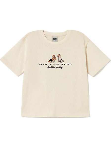 Kaotiko Rita T-shirt Ivory AS028-01-M002
