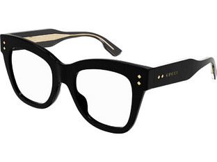 Gucci GG1082O 001 Γυναικείος Σκελετός Γυαλιών Οράσεως Κοκάλινος Μαύρος