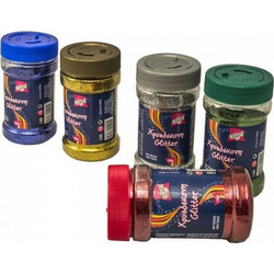 Χρυσόσκονη Groovy 120gr (Αλατιέρα) Διάφορα Χρώματα 1τμχ
