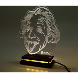 World of Wood - Φωτιστικό LED Αϊνστάιν W00647 Λευκό
