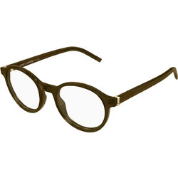 Saint Laurent SLM163 005 Ανδρικός Σκελετός Γυαλιών Οράσεως Κοκάλινος Πράσινος