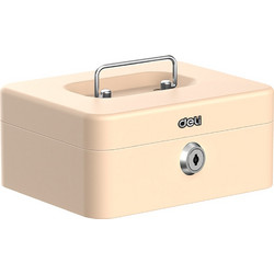 DELI PORTABLE MINI CASH BOX CASHMERE