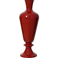 Beauty Home Μεταλλικό Βάζο Μπορντώ 20 x 57cm