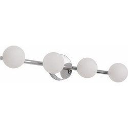 ΦΩΤΙΣΤΙΚΟ ΛΟΥΤΡΟΥ ΜΕ 4 ΓΛΟΜΠΑΚΙΑ LED 12W CCT ΧΡΩΜΙΟ - 3311