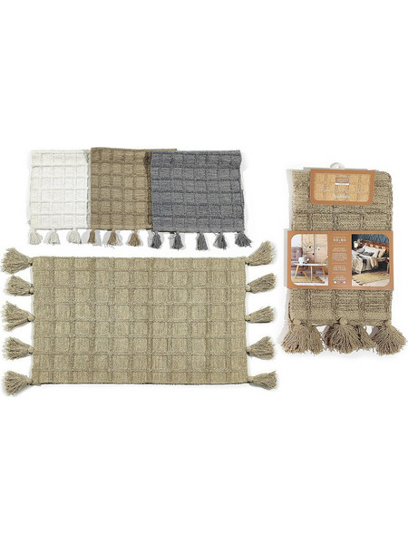 443789 ΧΑΛΑΚΙ 60% ΒΙΣΚΟΖΗ/40% ΒΑΜΒΑΚΙ 50X80CM ΣΕ 4 ΧΡΩΜΑΤΑ