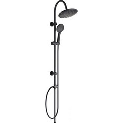 AMBER- ΒΕΡΓΑ ΝΤΟΥΣ 95CM*DIA BLACK MAT, KEΦΑΛΗ+ΣΠΙΡ+ΤΗΕΛΦ 38-1101