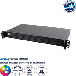 GLOBOSTAR(R) MCTRL600 41013 Novastar MCTRL600 Sending Box Independent Video Controller για Οθόνες LED Video Wall 2.6 million pixel - Input Signal W1920 x H120060Hz - 4 Gigabit Ethernet Output Port - A
