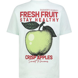 Sublevel Crisp Apples T-Shirt Pastel Green H12078AH22590A-1-12100