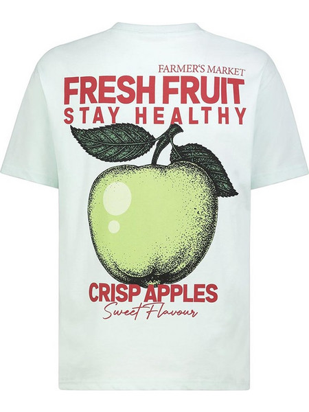 Sublevel Crisp Apples T-Shirt Pastel Green H12078AH22590A-1-12100