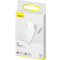 Baseus T2 Ropetype Anti-Lost Tracker Apple Find My / Google Find My Device White 1 Pack