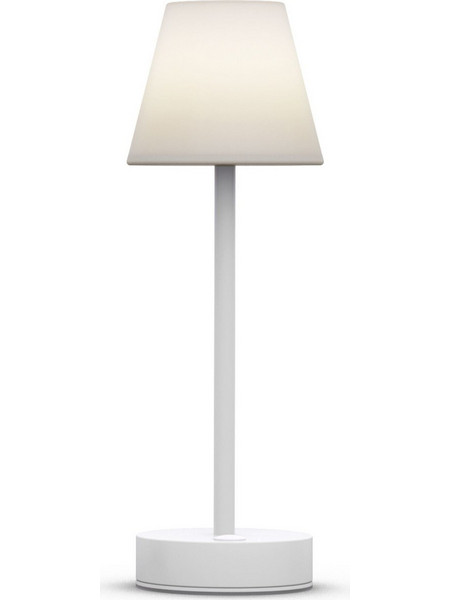 New Garden Lola Slim 30 Battery Table Lamp White