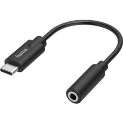 HAMA 200318 AUDIO ADAPTER, USB-C PLUG - 3.5 MM JACK SOCKET, STEREO