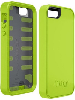 OTTERBOX PREFIX SERIES IPHONE 5 CASE GLOW GREEN/BLACK SILICONE