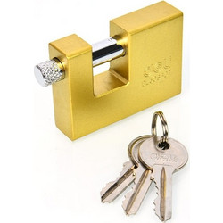 DELI λουκέτο τάκου με κλειδί DL508307, heavy duty, 70mm DL508307