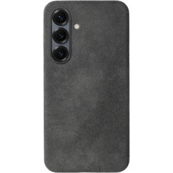 Θήκη Samsung Galaxy S25 Plus / S24 Plus Rosso Avanti Back Cover από Premium Alcantara με MagSafe - Gray (8719246549564)