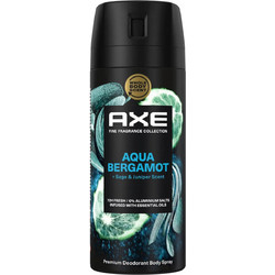 AXE Aqua Bergamot Ανδρικό Αποσμητικό Spray 72h Χωρίς Αλουμίνιο 150ml