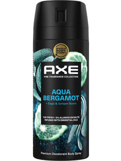 AXE Aqua Bergamot Ανδρικό Αποσμητικό Spray 72h Χωρίς Αλουμίνιο 150ml