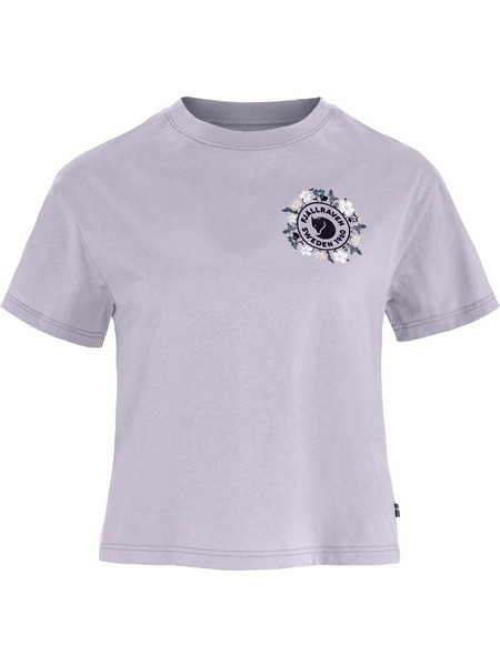 FJALLRAVEN Γυναικεία Τενίσκα Fjallblomster Logo T-shirt W PURPLE