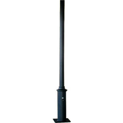 POLE - ΚΟΛΩΝΑ ΧΑΛΥΒΔΙΝΗ ΓΙΑ ΒΑΣΗ 300x300mm ΠΛΑΚΑ ΕΔΡΑΣΗΣ RAL C0026 Φ60x114x4000mm / F601144MNNB