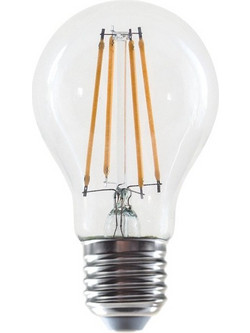 FILAMENT LED A60 6W 4000K 230V AC 830LM RA80 30000HRS 360 1xE27 1xE27 / ELIOR6NW
