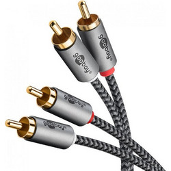 Goobay Cable 2x RCA male - 2x RCA male 5m 65295