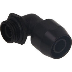 Alphacool HF Compression Fitting TPV Metall 90 Fittings Μαύρο 17455