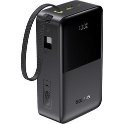 Baseus Enerfill FC51 Bipow2 Pro Power Bank 30000mAh 22.5W με Ενσωματωμένο Καλώδιο USB-C Power Delivery Black
