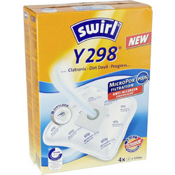Swirl Y298 Σακούλες Σκούπας 4τμχ Συμβατές με Σκούπα AEG