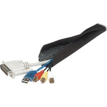 Powertech POWERTECH δεματικό καλωδίων τύπου Flex Wrap TIES-001, 1.8m, μαύρο